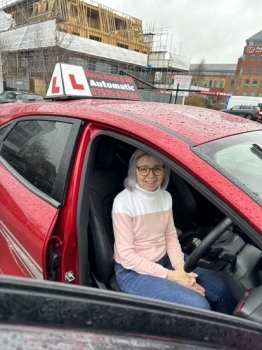 Congratulations To Lyubov who passed her test yesterday. A lovely lady. <br />
“ I took driving lessons with Steven and passed with a few minuses but I am very happy with my result. Steven made me more confident and taught me a lot of things that I did not know before when I drove in a different country. A big thank you to him.”