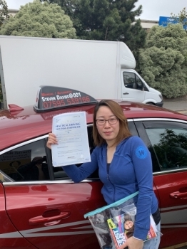 Congratulations to Vickii who passed her test first time today in the new car. Well done. Icky