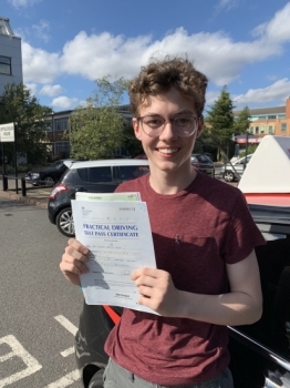 I would highly recommend Steven as he is an exceptional driving instructor and his expert knowledge and guidance helped me pass first time. His lessons were always a lot of fun too!