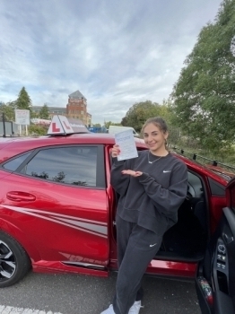 Congratulations to Lorella Fiffer who just passed her testosterone time. <br />
Thank you again for helping me pass! <br />
<br />
Testimonial -<br />
I highly recommend using Steven for automatic lessons. He is calm and makes you feel at ease despite the hard and daunting nature of driving. He helped me pass first time with minimal minor faults.