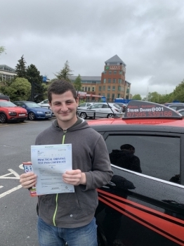 Congratulations to Oliver Ross who passed 1st time today. That 5 brothers out of 5 brothers all first time passes. <br />
Here’s what his mother says. <br />
“Well what can I say???? The fifth Ross boy to pass first time!  I´m speechless!! You did it once again.. you are amazing! Had no doubts though whatsoever..  you are a fab driving teacher that´s for sure. A massive ´thank you&acut