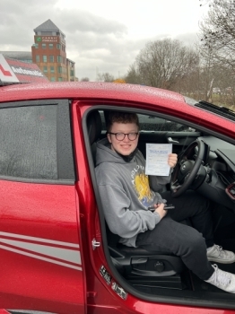 Congratulations to Jacob for passing your test today.. Hers what Jacob said. “ Thank you for everything, couldn’t have done this with a different instructor. Especially for sticking me. Thank you ”