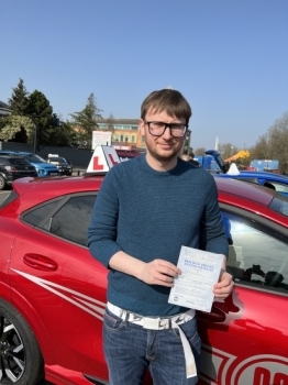 Congratulations to Rhys Bidwell who passed his test today. Well done Rhys.